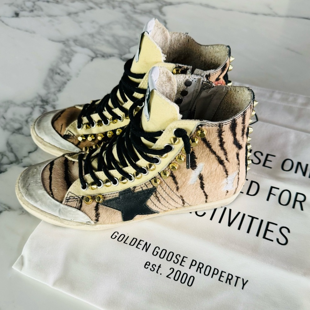 Golden Goose Francy Tiger Hightops